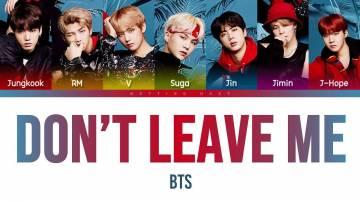 BTS - Don't Leave Me